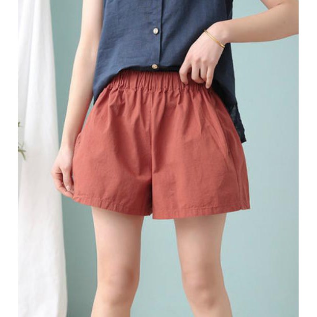 Quần short nữ lưng thun nhiều màu CRQ010