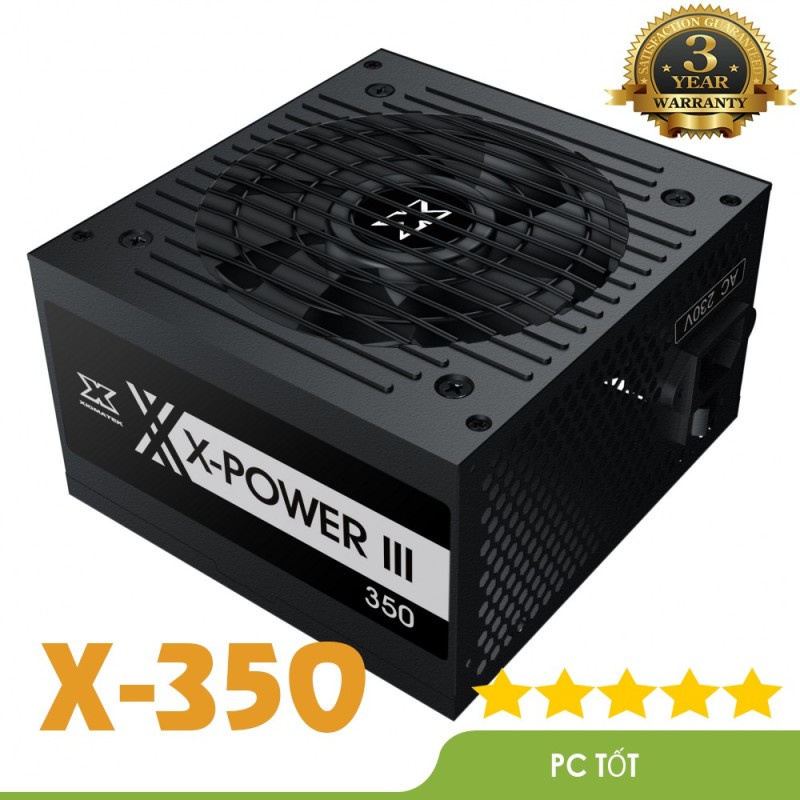 Bảng giá Nguồn máy tính XIGMATEK X-POWER III X-350 (EN45952) 250W - Phiên bản 2020 Phong Vũ