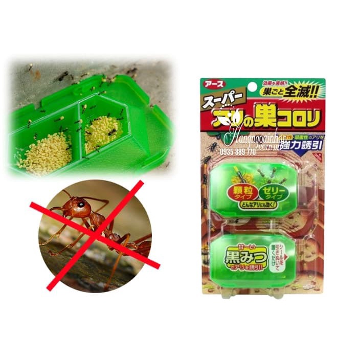 Thuốc diệt kiến Super Koroki vỉ 2 hộp Nhật Bản