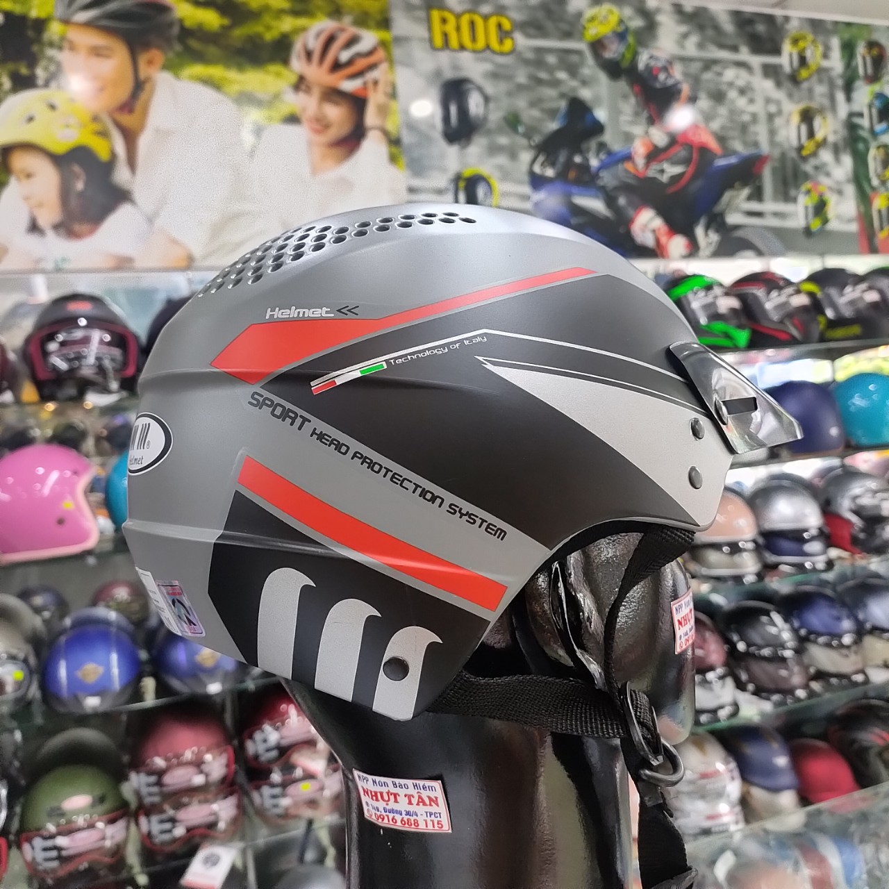 Nón Bảo Hiểm MM Tem GIVI Itali (GIVI)