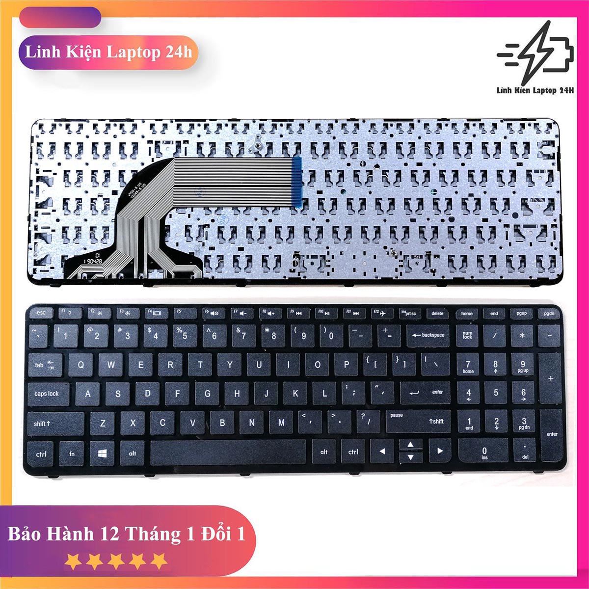 Bàn phím laptop hp pavilion 15-d000, 15-e000, 15-f000, 15-n000, 15-r000, 15-g000, 15-h000 15-s000
