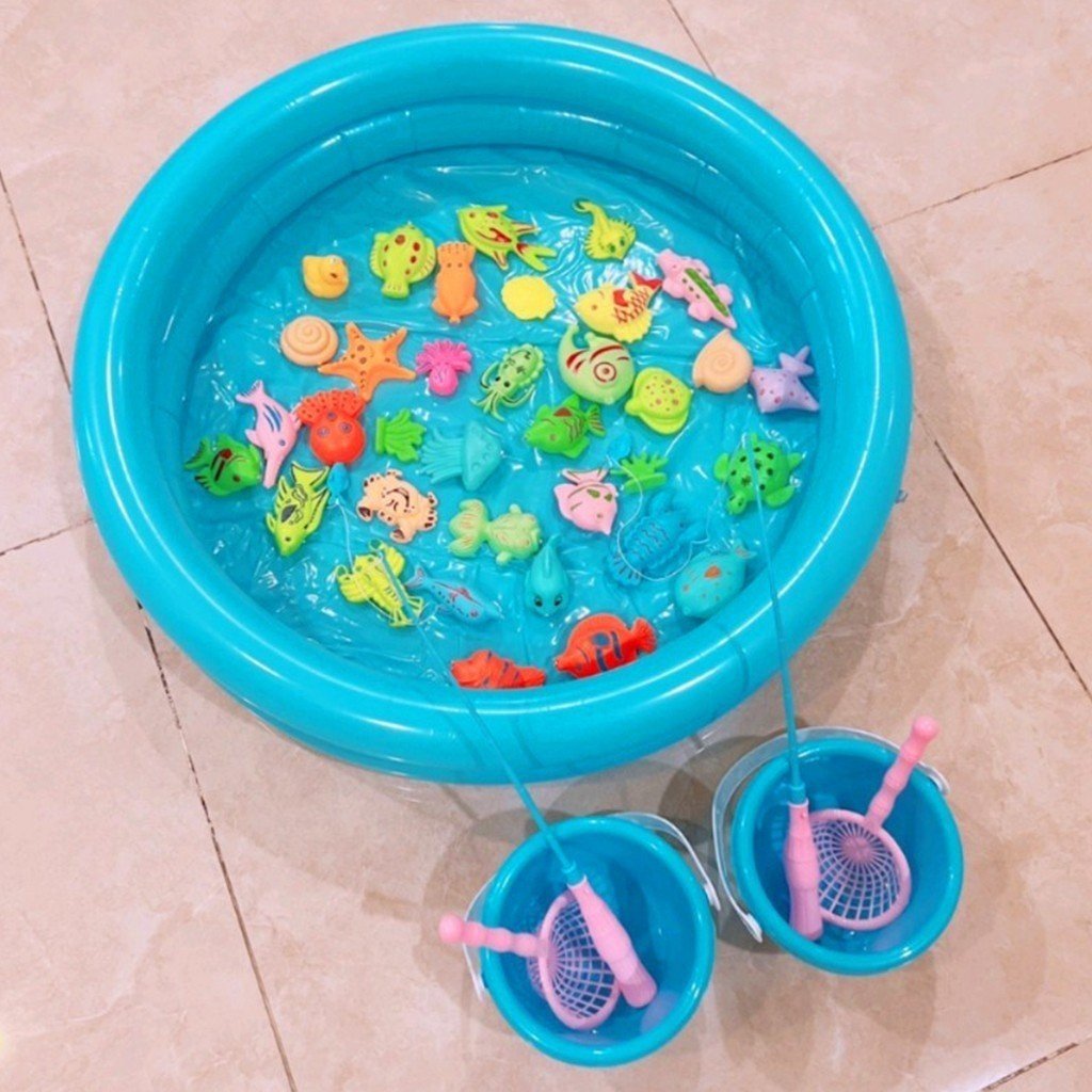 BỘ ĐỒ CHƠI BỂ CÂU CÁ PHAO 2 NGƯỜI