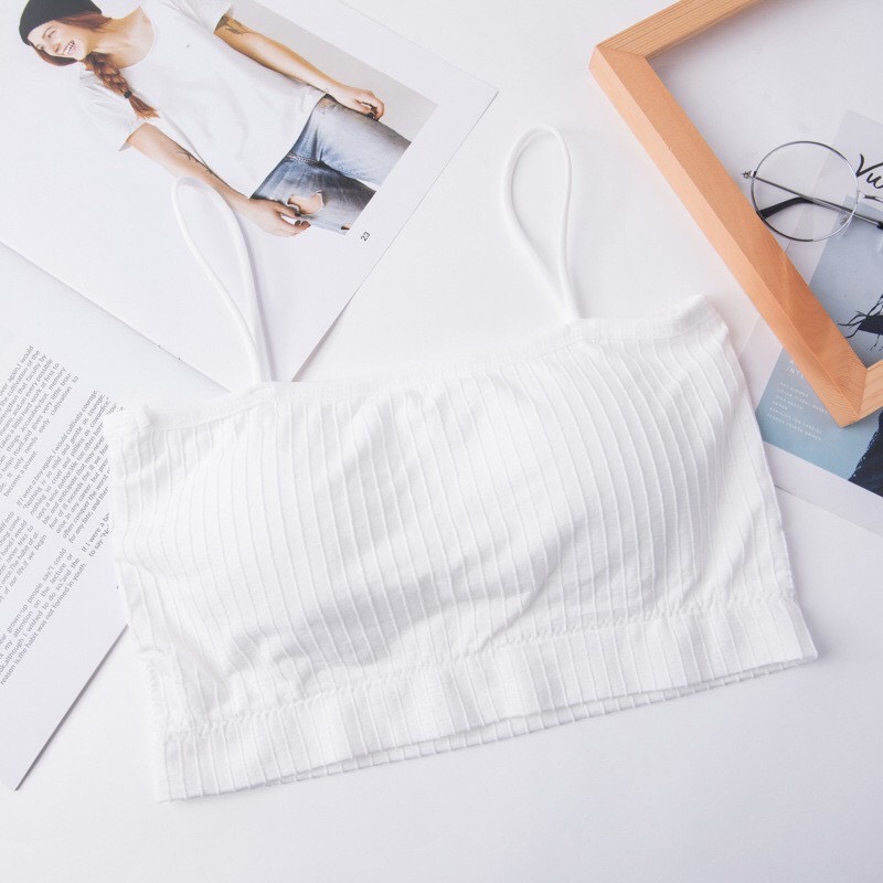 Áo quây trơn 2 dây ( có mút ) A10 - Mincloset