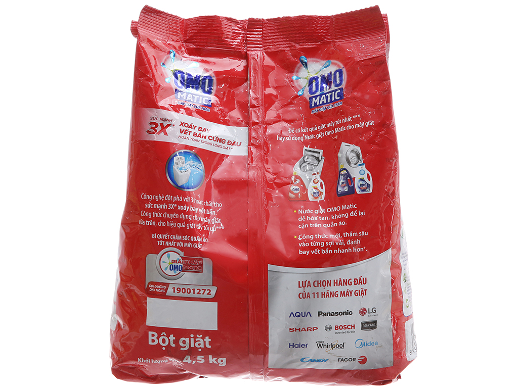 [HCM]Bột giặt OMO Matic cửa trên 4.5kg