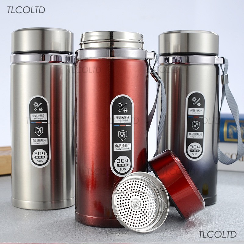 [GIỮ NHIỆT 12H] Bình Giữ Nhiệt Inox 304 Nóng Lạnh Bình Giữ Nhiệt Inox 304 Không Gỉ An Toàn Nhỏ Gọn Tiện Lợi