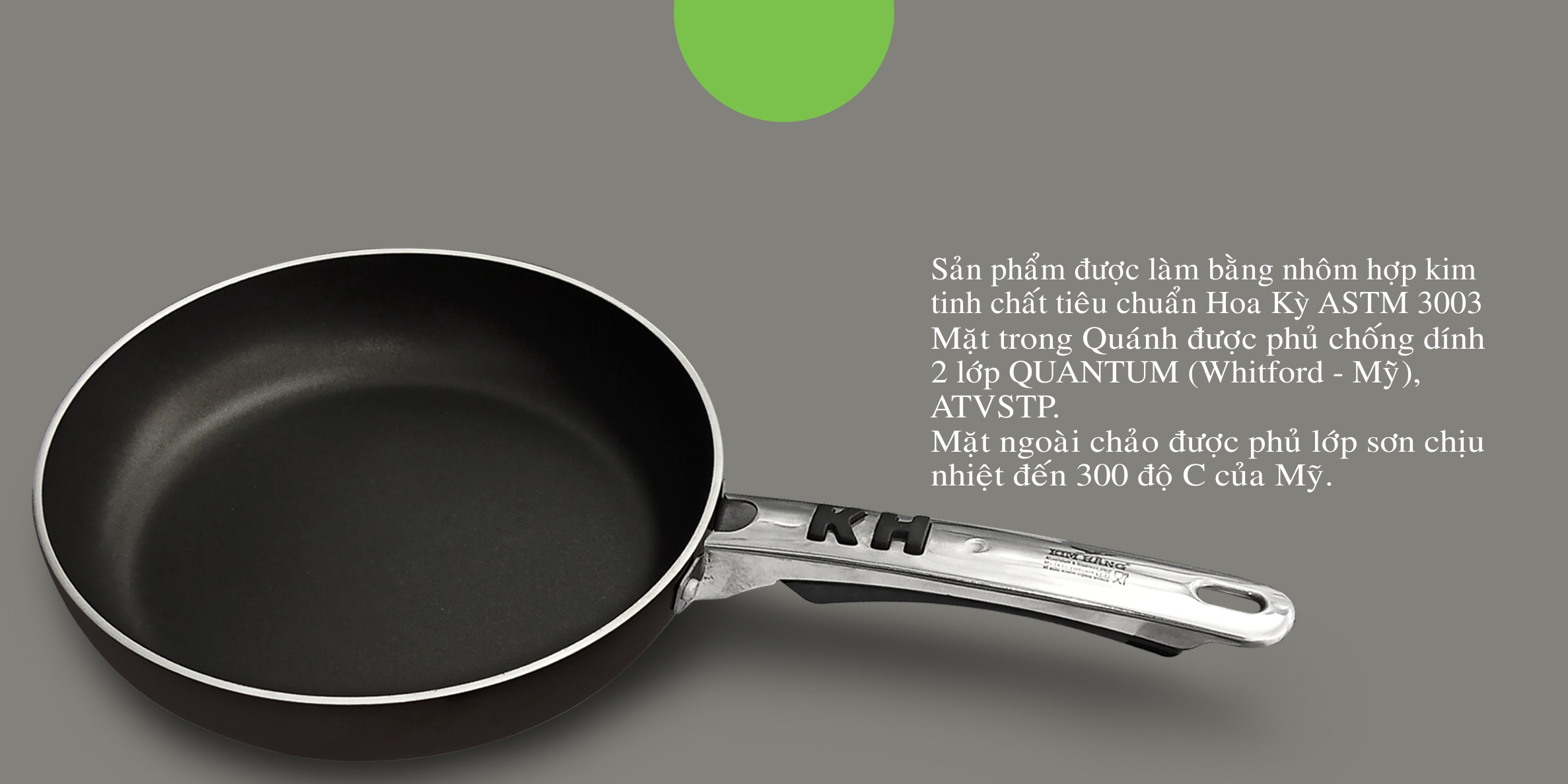 Chảo chống dính Kim Hằng 30cm KHG 0260