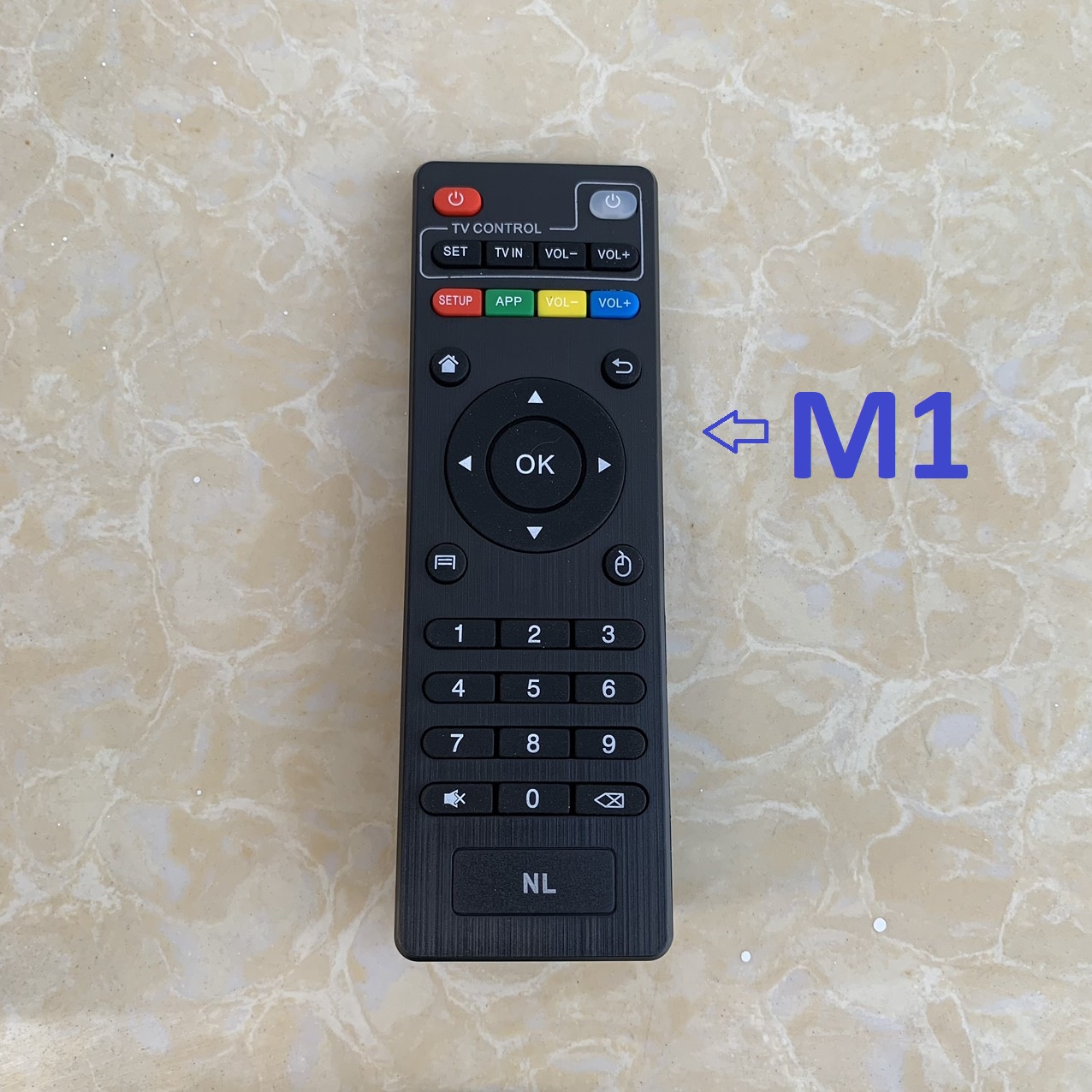 Điều khiển đầu box Android TV BOX hàng chính hãng, Remote đầu kĩ thuật số tivi box truyền hình internet 4K hàng mới