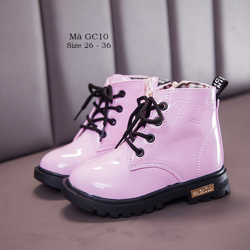 Bốt cổ cao bé gái 3 - 10 tuổi GC10