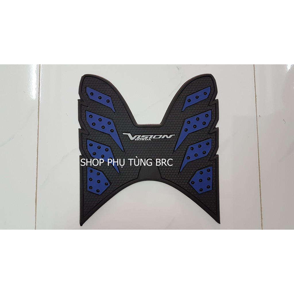Thảm lót chân màu xanh xe vision 2014 - 2019