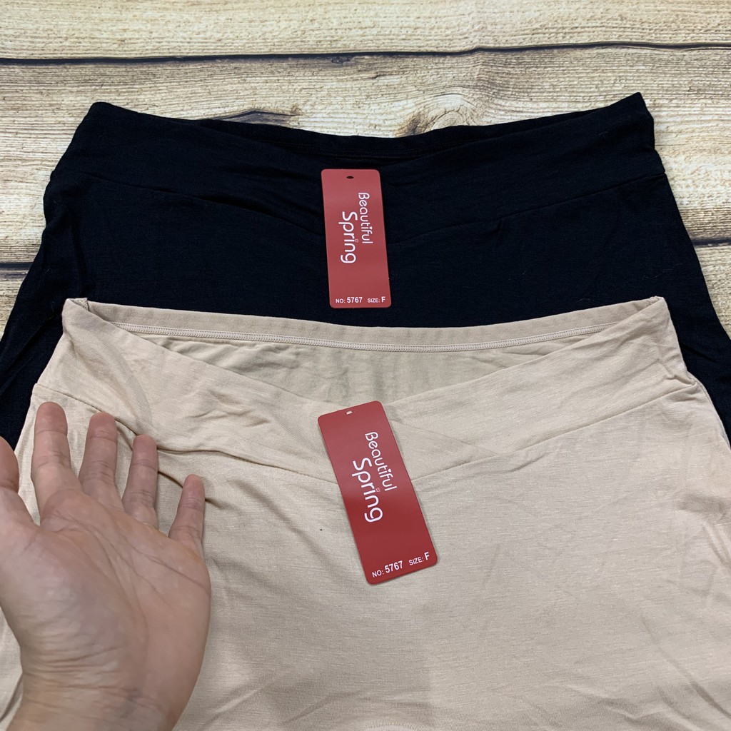 Quần váy bầu cotton Beautiful Spring 5767 – Quần chống cọ xát, co giãn 4 chiều, ôm bụng bầu