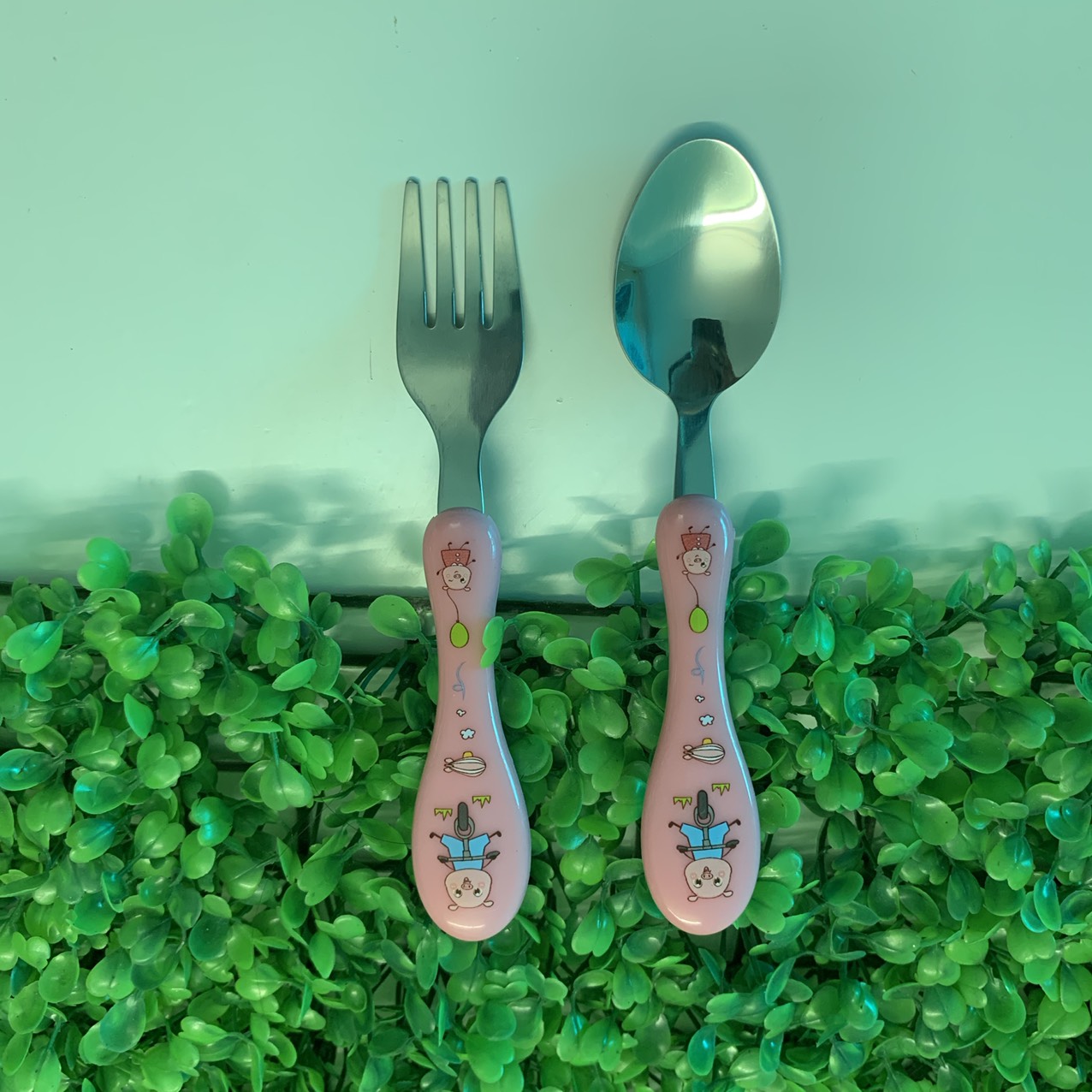 bộ thìa dĩa inox cho bé