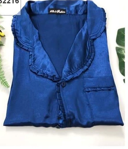 [HCM]Đồ bộ pizama phi lụa bèo tay dài quần dài
