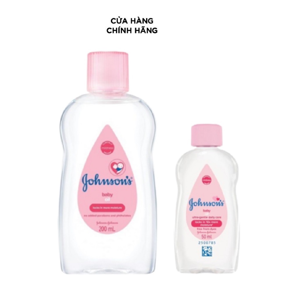 Dầu massage Johnson's baby 50-200ml