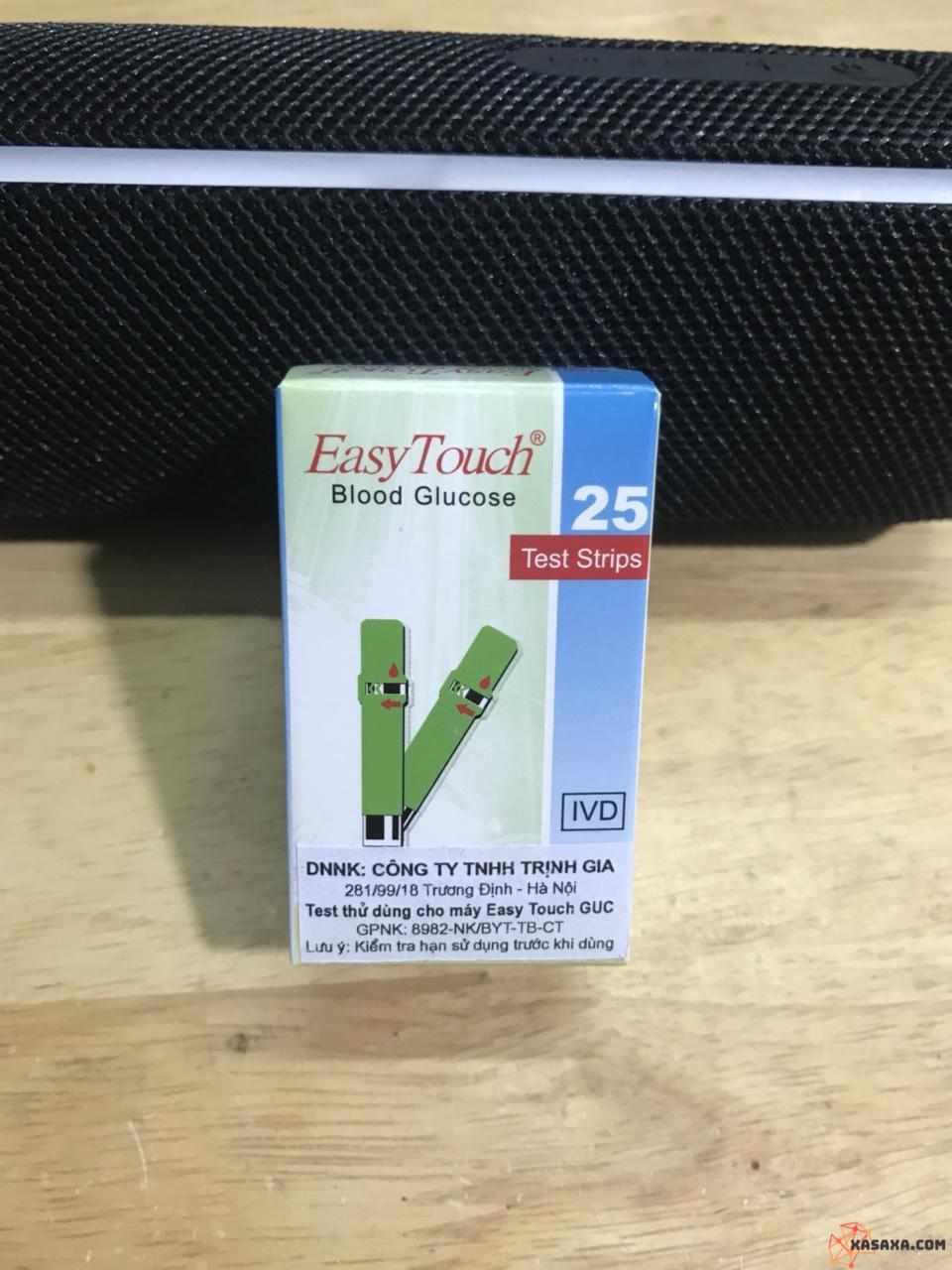 Que Thử Tiểu Đường Cho Máy Đo Easy Touch GCU ET322 (25 Que)