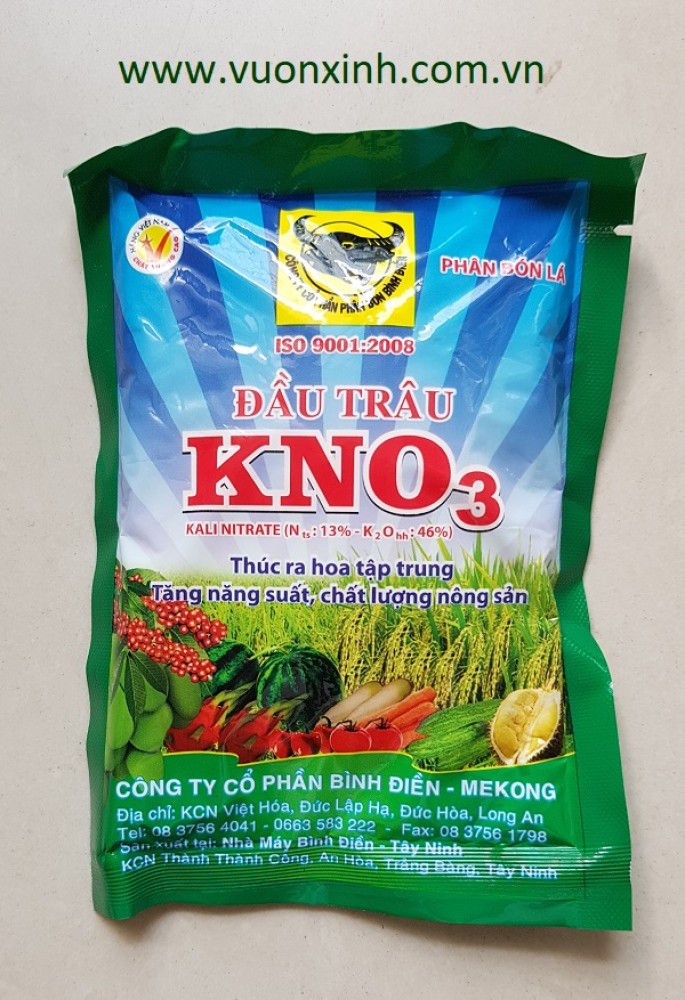 Phân bón lá cao cấp KNO3 Đầu-Trâu-200g