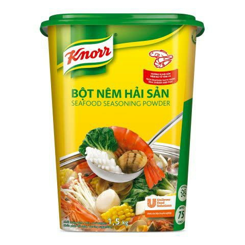 Bột nêm hải sản Knorr hộp 1.5kg, cam kết hàng đúng mô tả, chất lượng đảm bảo, an toàn cho người sử d
