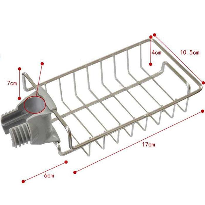 Giá Treo Vòi INOX Để Đồ Giẻ Rửa Chén Bát