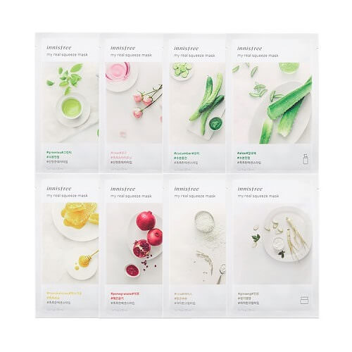 COMBO 10 MIENG MẶT NẠ GIẤY INNISFREE