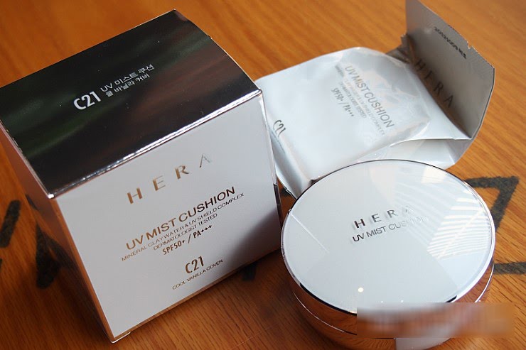 Phấn Nước Hera Cushion UV tặng kèm lõi Sơ Cua Che Khuyết Điểm