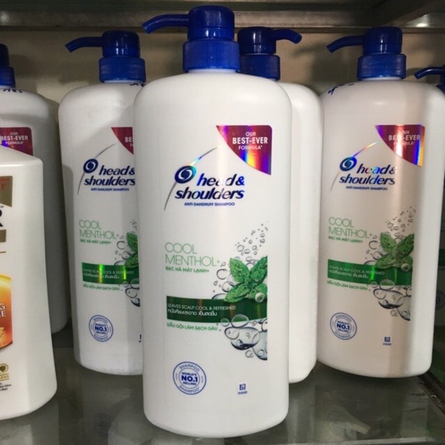 Dầu gội head & shoulders bạc hà mát lạnh chai 1200ml