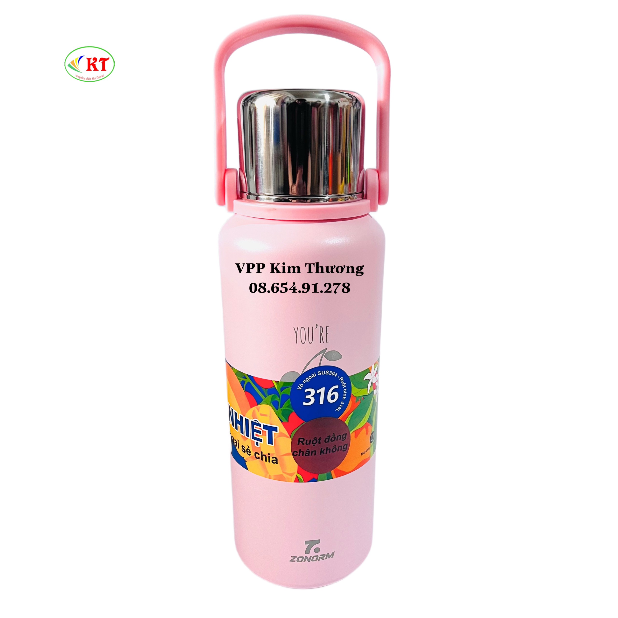 Bình nước giữ nhiệt (ZONORM) INOX 316 - 1500ml