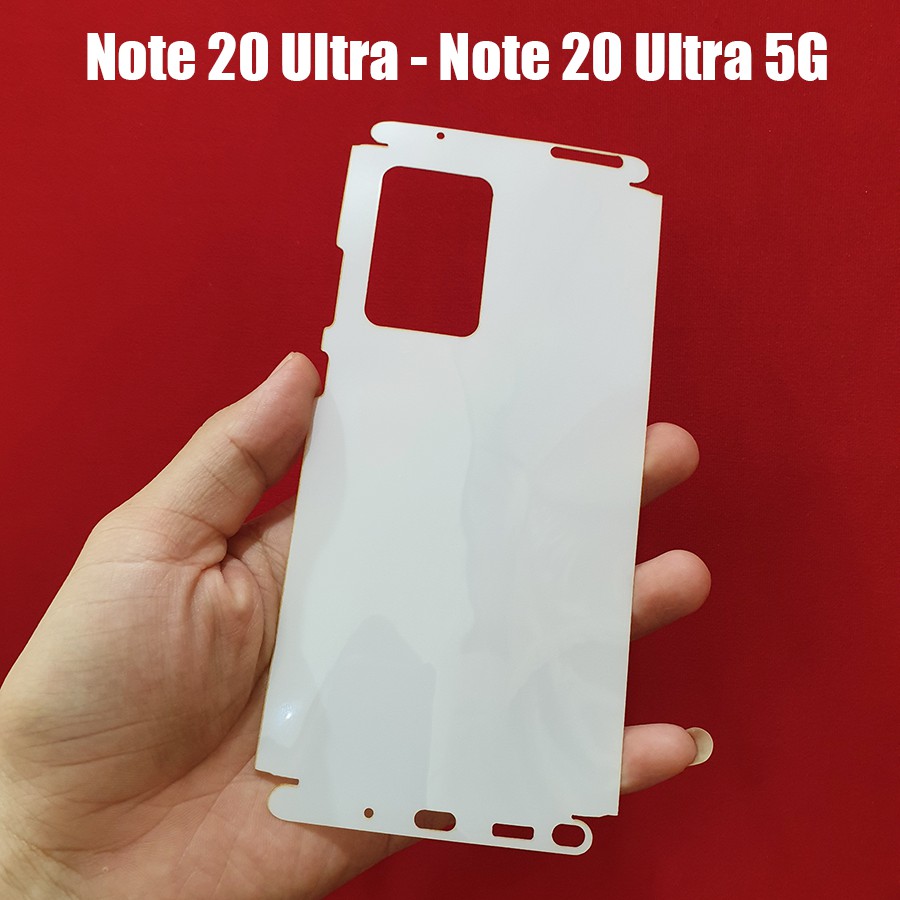 Dán PPF full lưng viền Note 8 Note 9 Note 10 Note 10 Plus