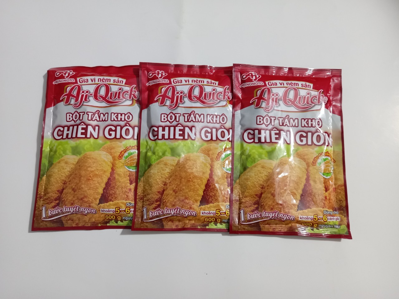 Combo 2 gói bột chiên giòn Aji-Quick tẩm khô 42g