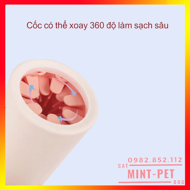 Cốc Rửa Chân Cho Chó Mèo Carno