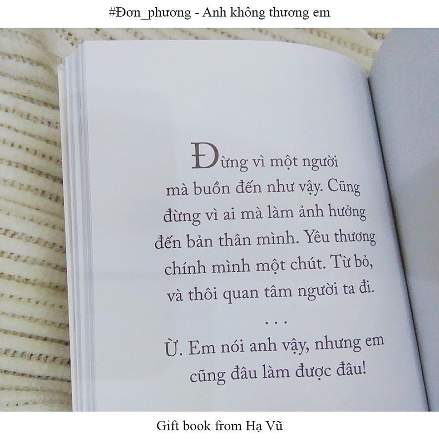 Fahasa - Đơn Phương - Anh Không Thương Em (Tái Bản 2021)