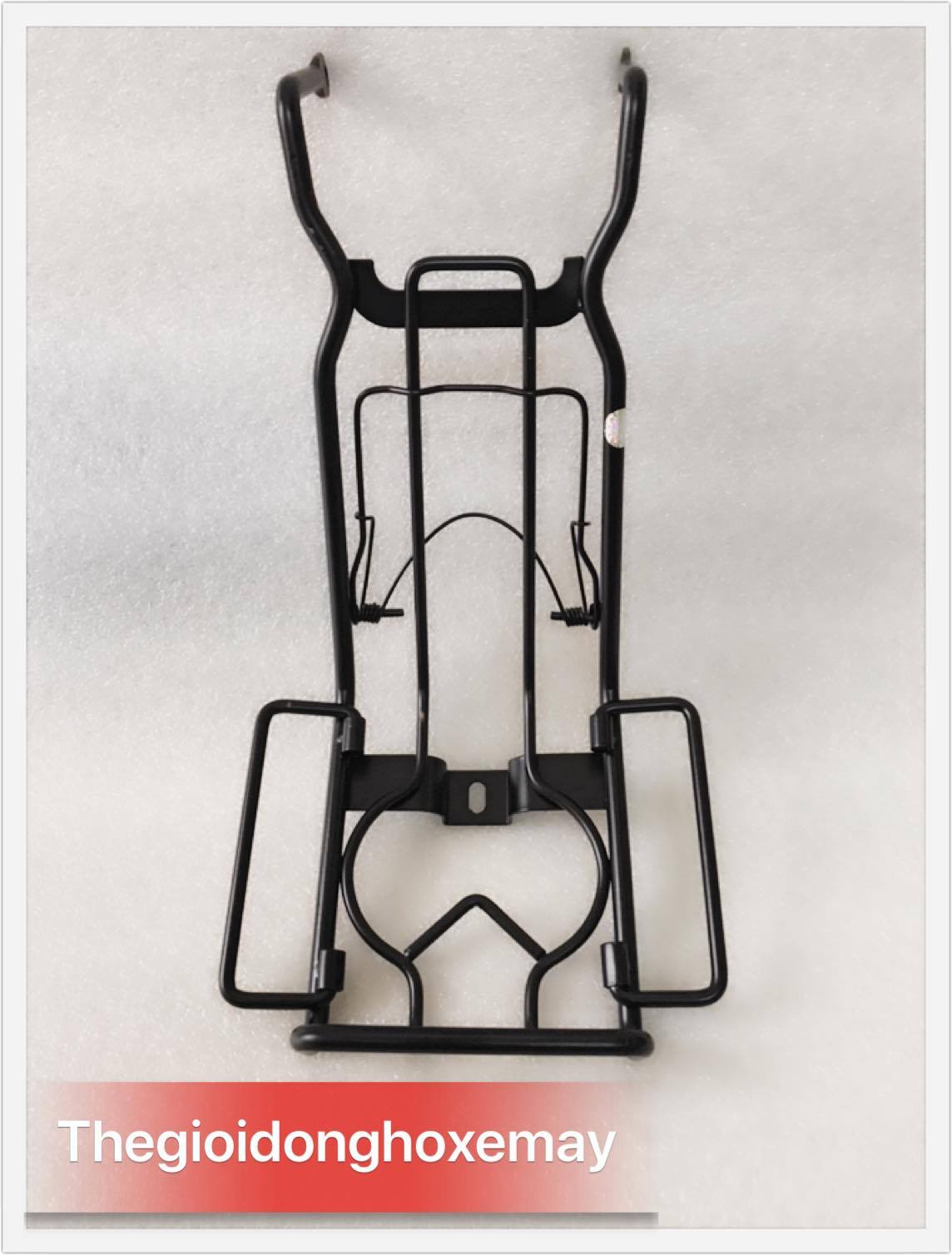 Baga inox đen Yamaha Sirius- Xăng cơ