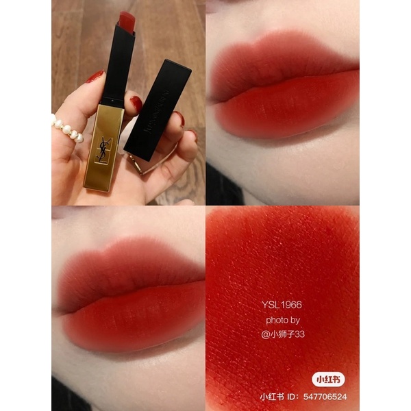 [Unbox] Son Thỏi YSL Rouge Pur Couture The Slim 1966