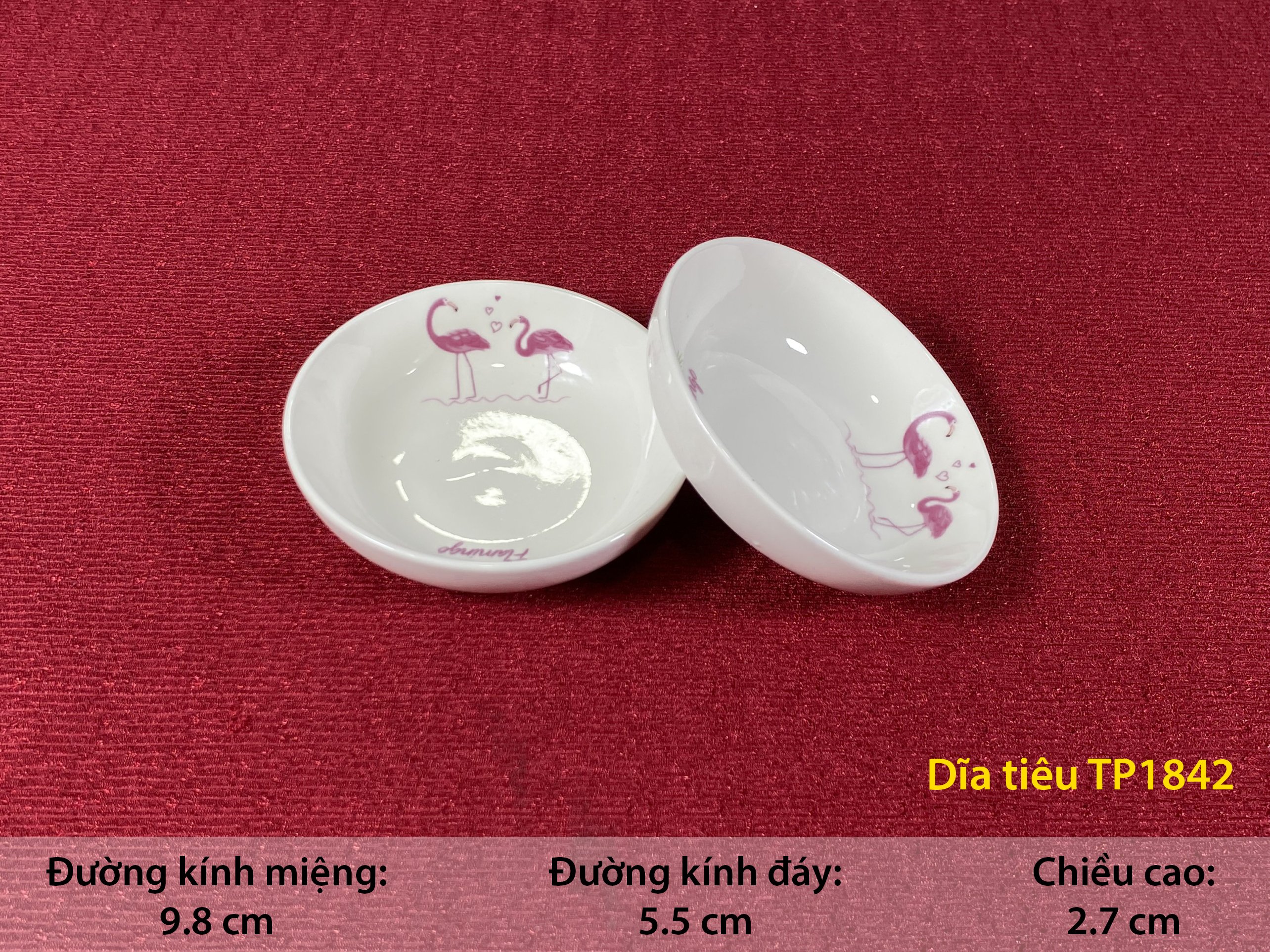 ĐĨA TIÊU TP 1842 SỨ BÁT BẢO CAO CẤP, sINCE_1977
