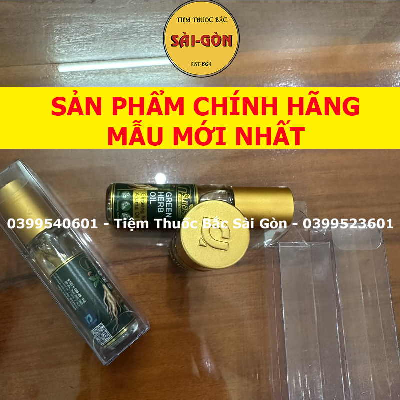 Dầu Nhân Sâm thái Lan Green Herb Oil 8cc
