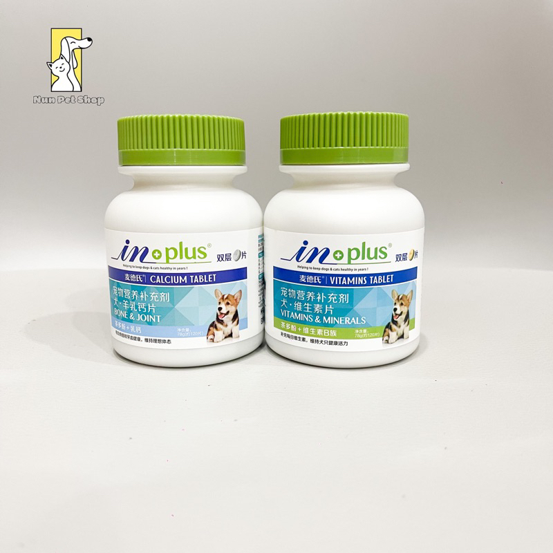Hộp 120 viên nhai bổ sung canxi và vitamin INPLUS