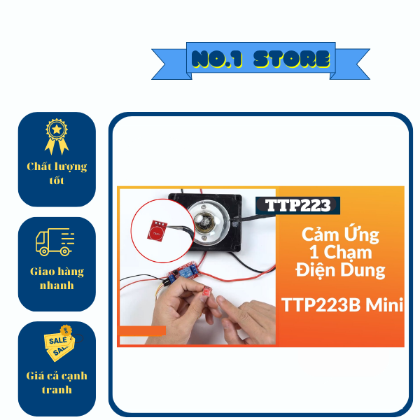 Cảm biến chạm công tắc cảm ứng mini TTP223