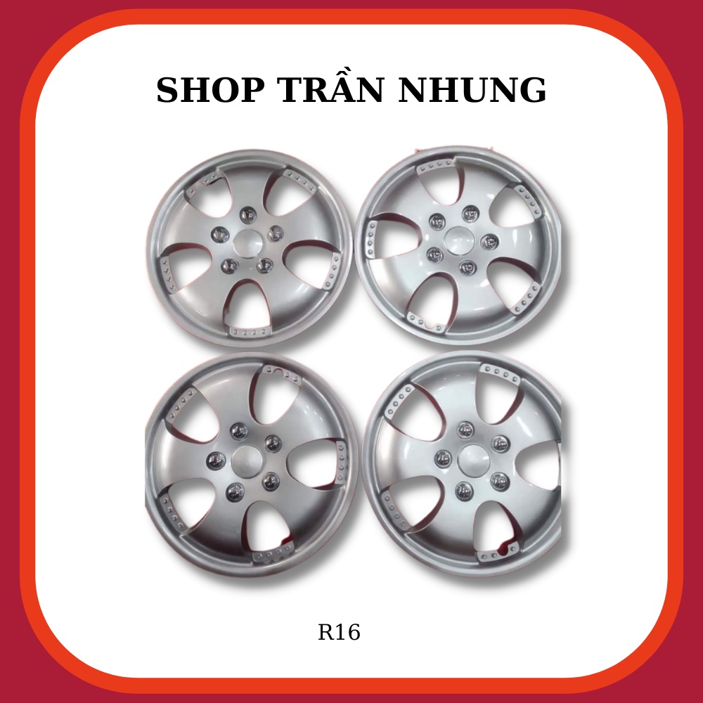 Ốp Chụp Mâm (Lazang) Oto R16 - 16 Inch - Bộ 4 Chiếc