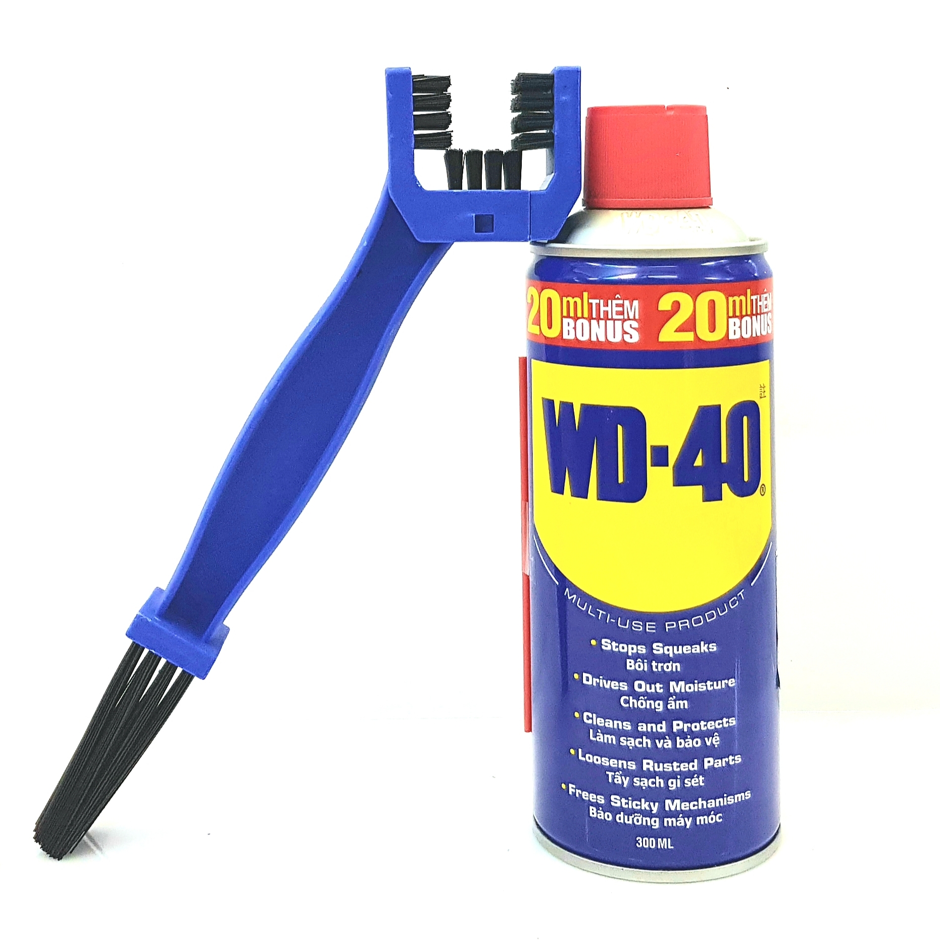 [HCM][COMBO DƯỠNG SÊN ]chai xịt bôi trơn đa năng WD40 300ml và bàn chải