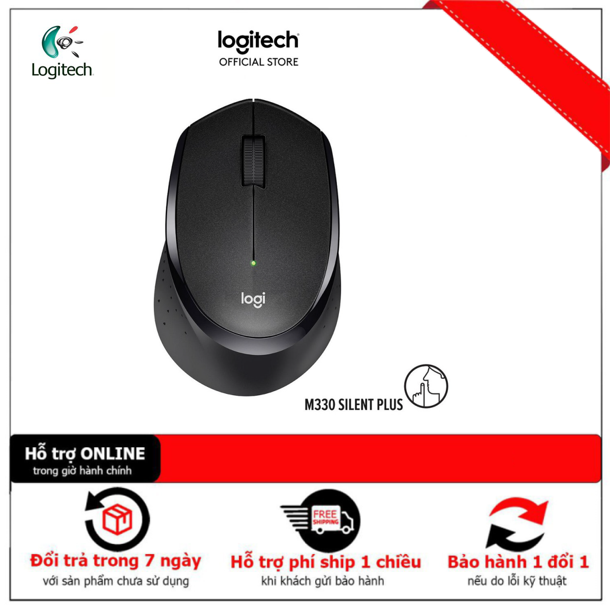 Chuột logitech m330 silent plus -