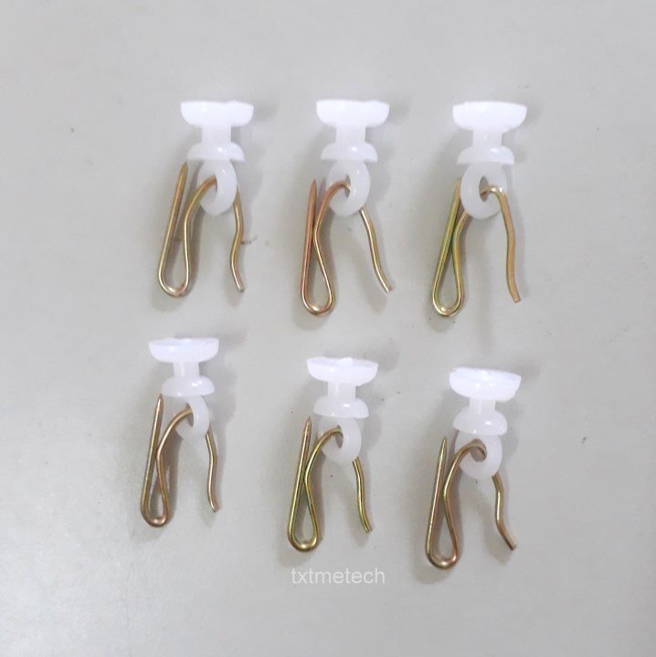 HẠT VÀ MÓC TREO RÈM Ô TÔ (100 bộ)