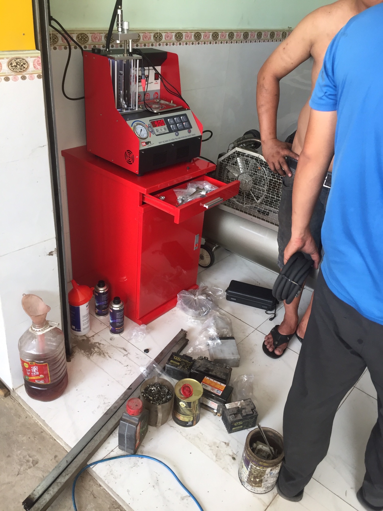 [HCM]XE ĐẨY ĐỒ NGHỀ 3 NGĂN XD3N