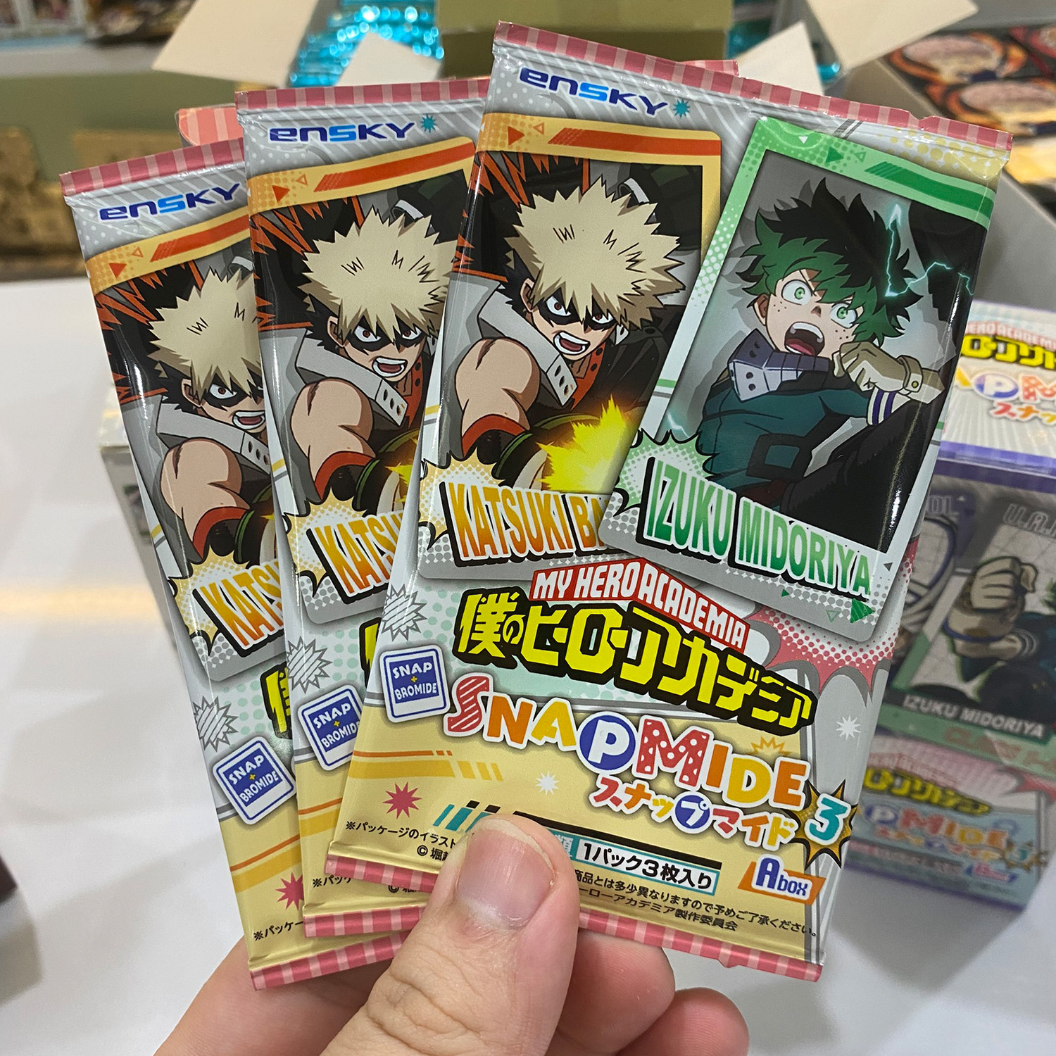 [Có sẵn] Pack thẻ nhân phẩm My Hero Academia snapmide chính hãng - card MHA
