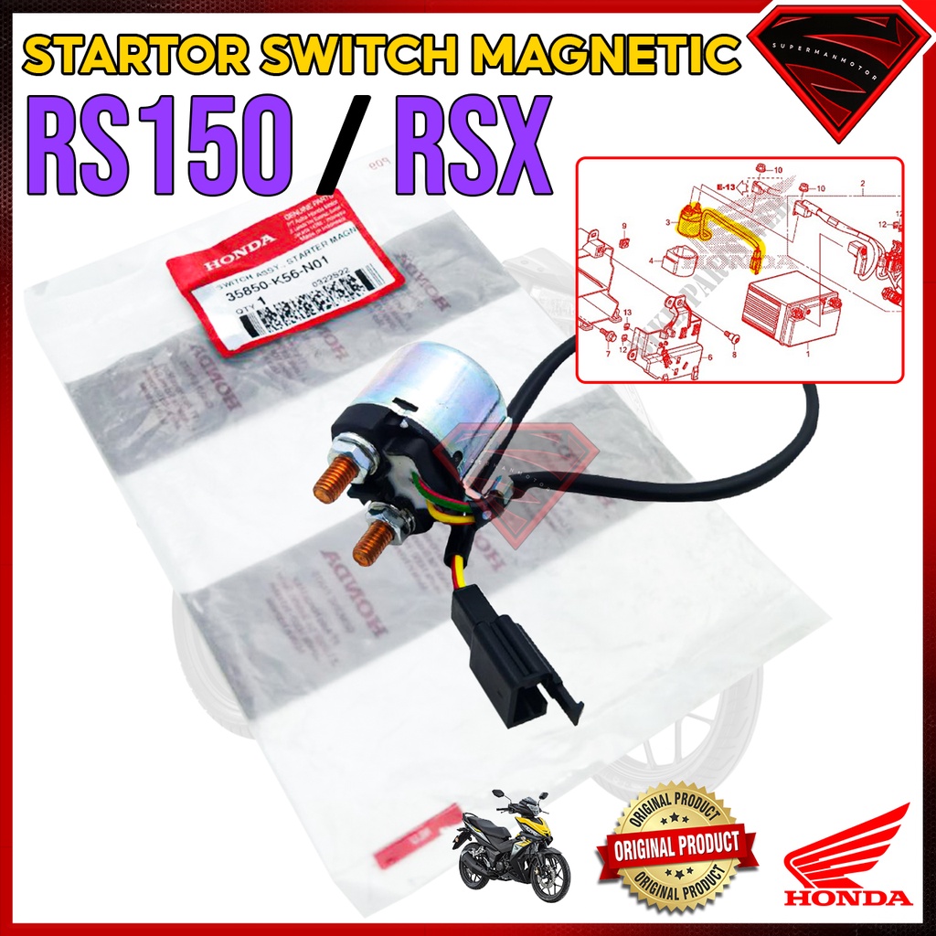 Rơ le đề Sonic 150, Winner 150