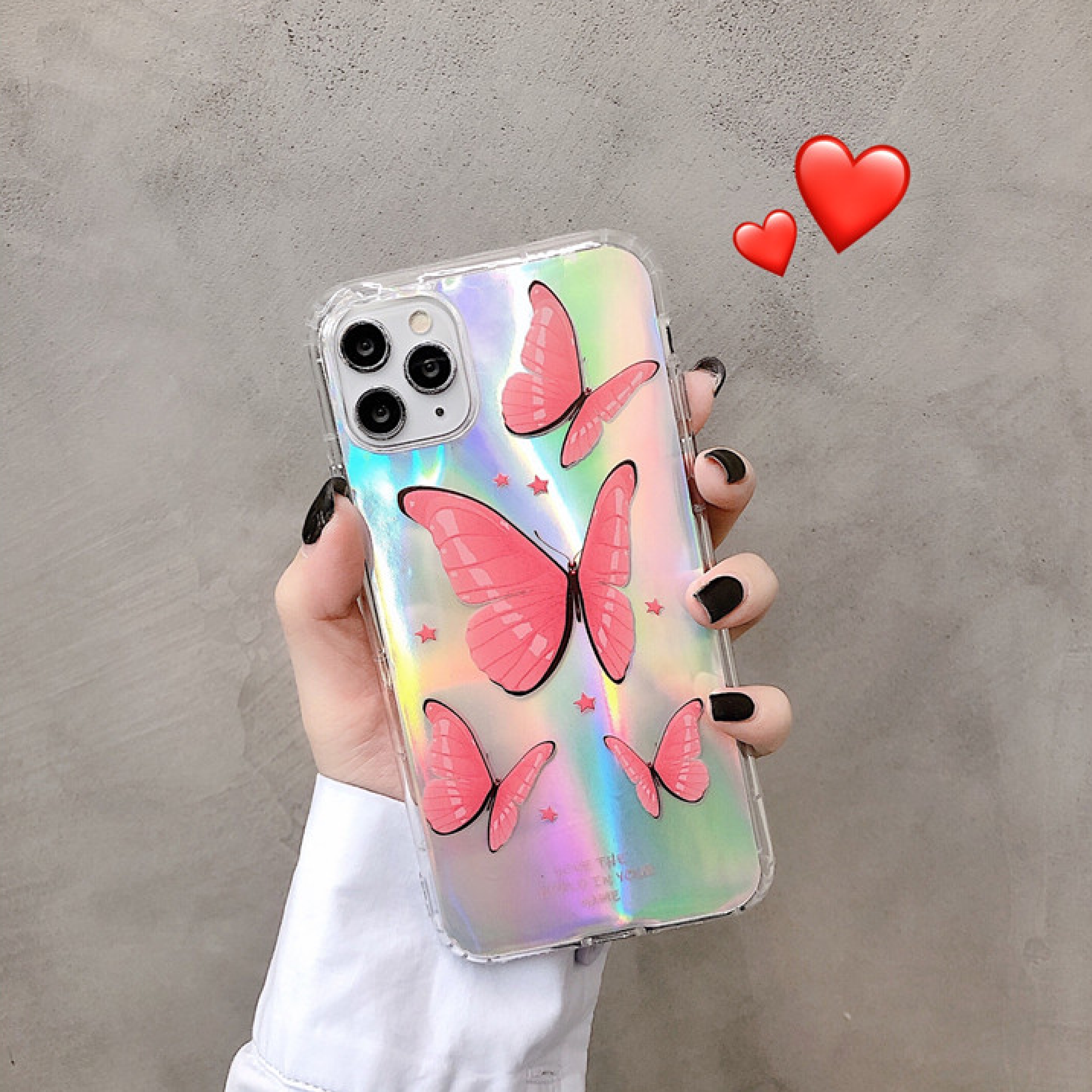 Ốp Lưng Silicon Chống Sốc Phản Quang Butterfly