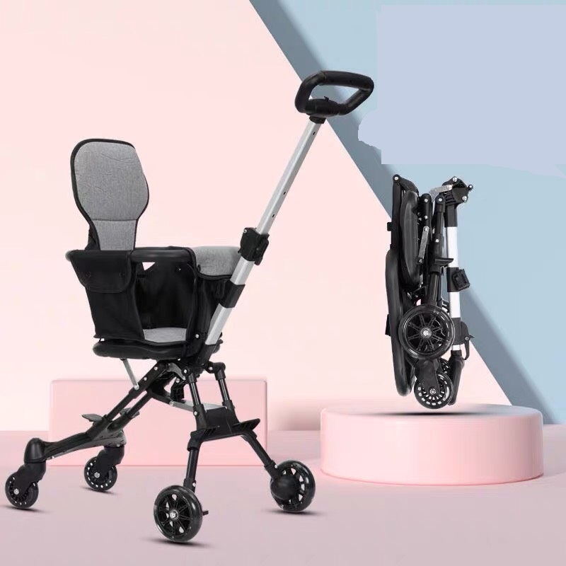 Xe Đẩy Du Lịch Cho Bé, Xe Đảo Chiều Gấp Gọn [ Hàng Cao Cấp ]