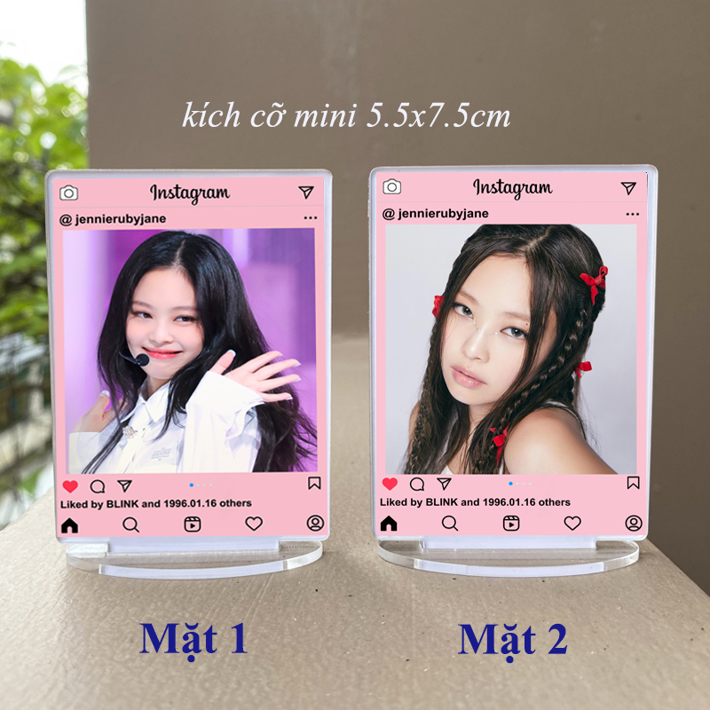 Tượng instagram Blackpink kích cỡ mini ( in 2 mặt khác nhau )