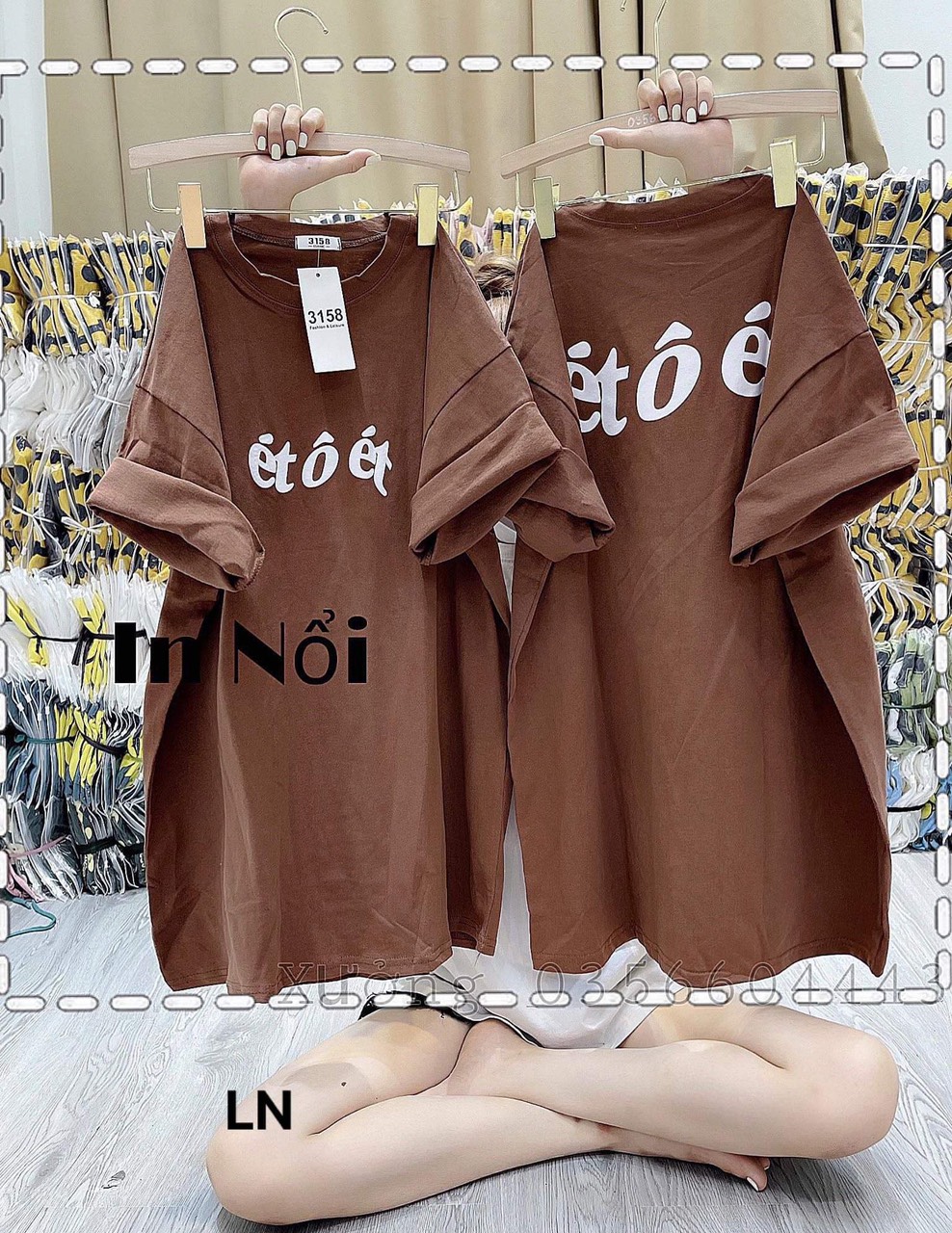 Áo phông ét ô ét Chất cotton