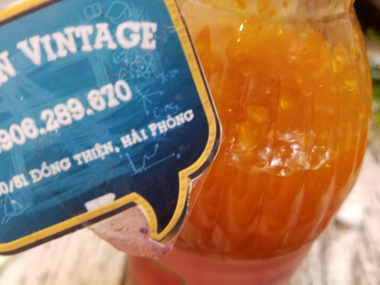 Sinh tố / mứt đào Osterberg 80ml (nguyên liệu pha chế trà sữa, thức uống)