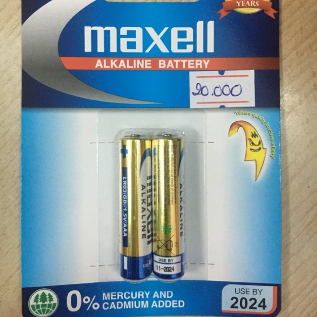 [HCM]Pin 3a maxell alkaline
