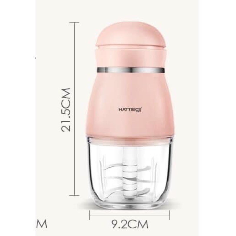 MÁY XAY ĐA NĂNG HATTIECS CHO BÉ ĂN DẶM (1 CỐI 6 LƯỠI)