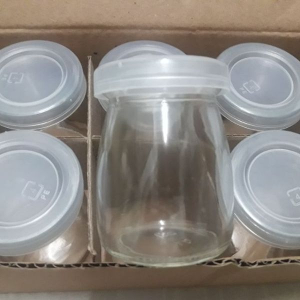 Hũ sữa chua thủy tinh 100ml combo 12 chiếc